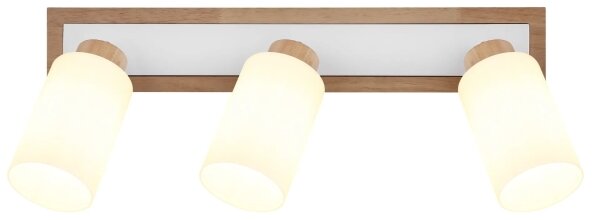 Globo 15977-3 - Насочваемо осветително тяло ROWENA 3xE27/60W/230V бежово/бяло