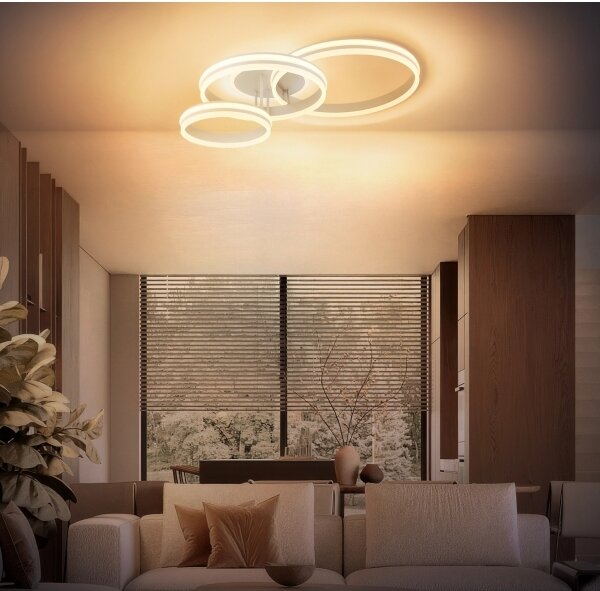 Globo 67260-72SA - димируемо таванно LED осветително тяло RUBIO LED/72W/230V 3000K 79,5x50 cm