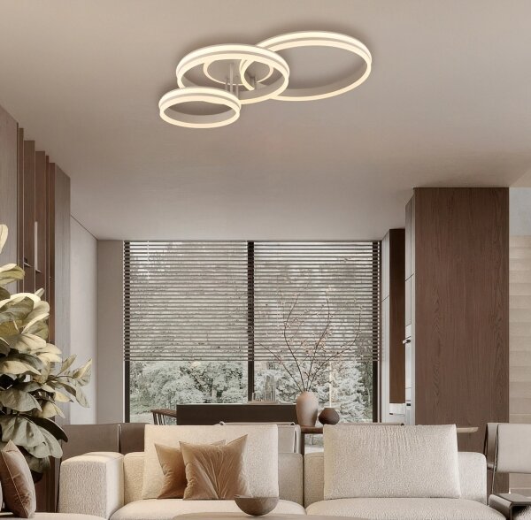 Globo 67260-72SA - димируемо таванно LED осветително тяло RUBIO LED/72W/230V 3000K 79,5x50 cm