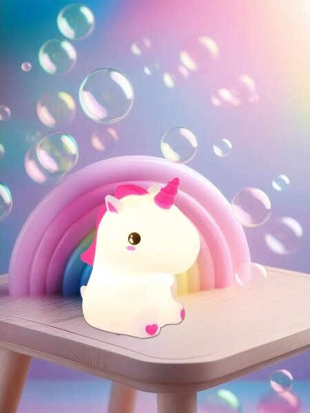 Globo 2873-LED RGBW Димируема презареждаема детска нощна лампа UNICORN LED/1,5W/5V 1200 mAh еднорог