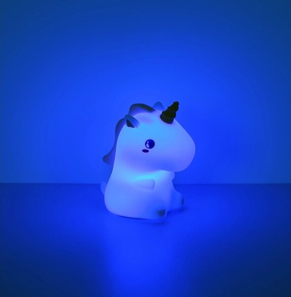 Globo 2873-LED RGBW Димируема презареждаема детска нощна лампа UNICORN LED/1,5W/5V 1200 mAh еднорог