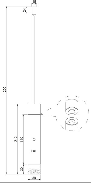 Globo 16060 - LED димираща сензорна акумулаторна лампа 2 в 1 PELO LED/2W/230/5V черна