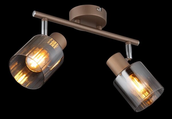 Globo 54318-2 - Точково осветително тяло WALTON 2xE14/40W/230V