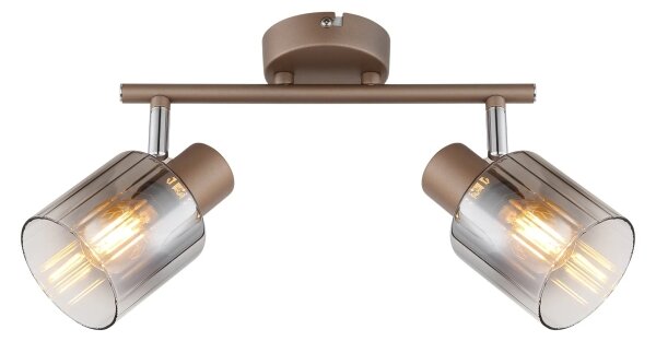 Globo 54318-2 - Точково осветително тяло WALTON 2xE14/40W/230V