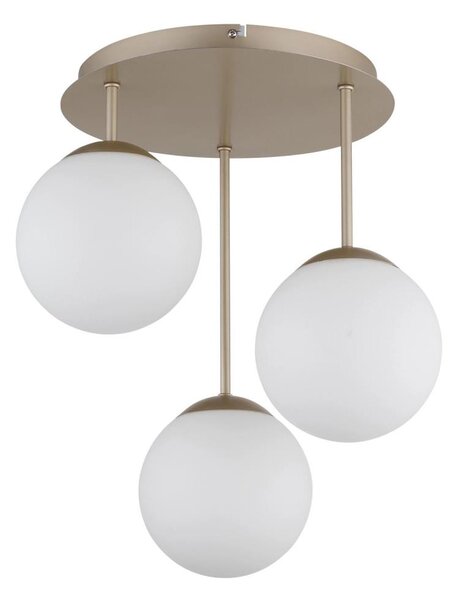 Globo 47441-3CH - Повърхностно монтиран полилей HARMON 3xE14/25W/230V месинг