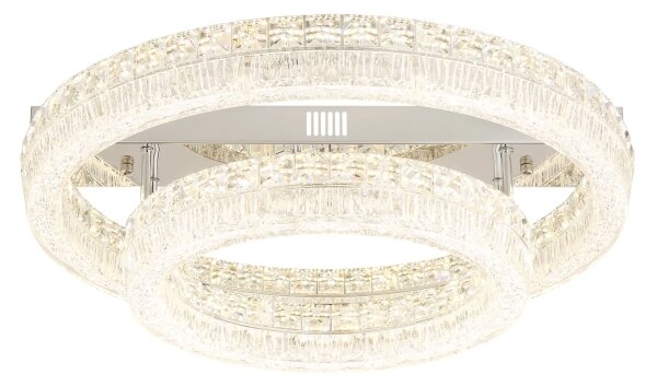 Globo 67387-60D - LED димируемо таванно осветително тяло LAUREL LED/60W/230V прозрачно+ДУ