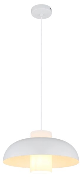 Globo 15755W - Полилей на кабел LOWE 1xE27/60W/230V бял