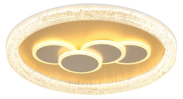 Globo 48476-40R - LED таванно осветително тяло LORAINE LED/40W/230V Ø 49,5 см златисто