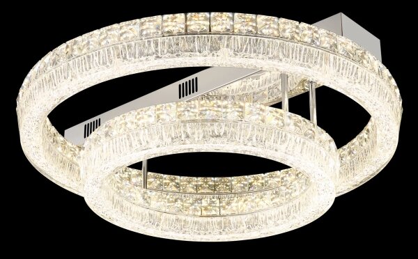 Globo 67387-60D - LED димируемо таванно осветително тяло LAUREL LED/60W/230V прозрачно+ДУ