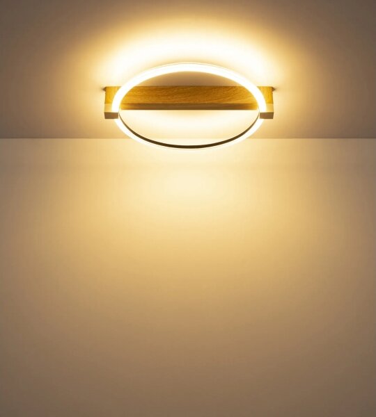 Globo 48050D - LED таванно осветително тяло FLETCHER LED/15W/230V 3000K бежово