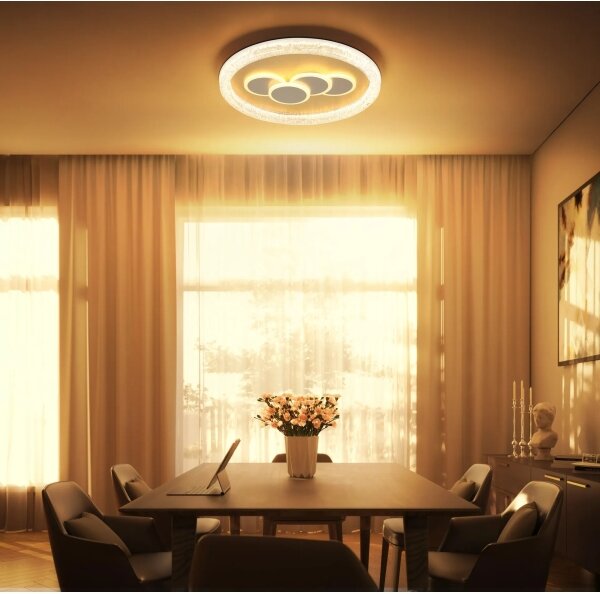 Globo 48476-40R - LED таванно осветително тяло LORAINE LED/40W/230V Ø 49,5 см златисто