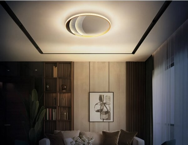 Globo 48493-40 - LED таванно осветително тяло CONSTANCE LED/40W/230V Ø 52 см, златисто