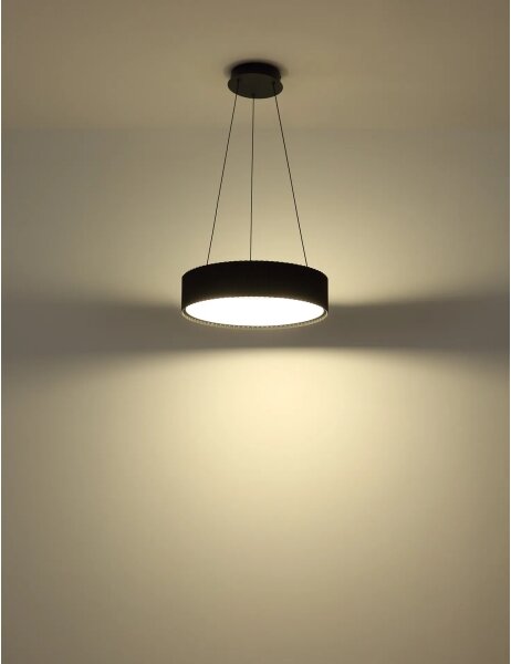 Globo 15924S - LED полилей на кабел KEMP LED/45W/230V Ø 46 cm черен