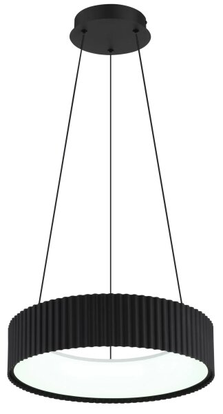 Globo 15924S - LED полилей на кабел KEMP LED/45W/230V Ø 46 cm черен