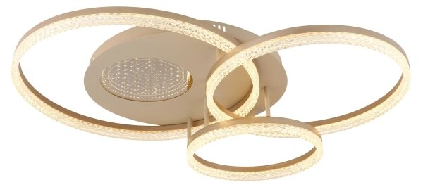 Globo 48480-40 - LED таванно осветително тяло SANFORD, LED/40W/230V, 3000K, 78x60 cm, бежово