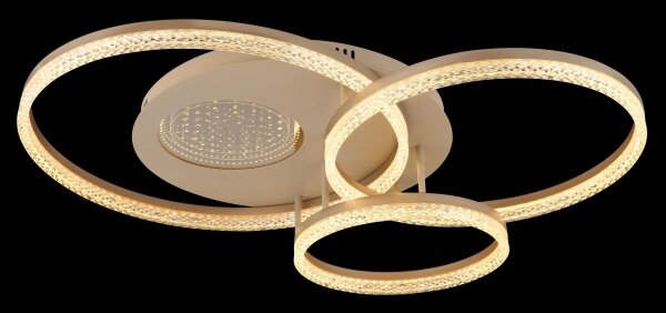 Globo 48480-40 - LED таванно осветително тяло SANFORD, LED/40W/230V, 3000K, 78x60 cm, бежово