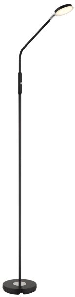 Globo 58504SS - LED димируема подова лампа със сензорно управление SILVIO LED/6,5W/230V черна