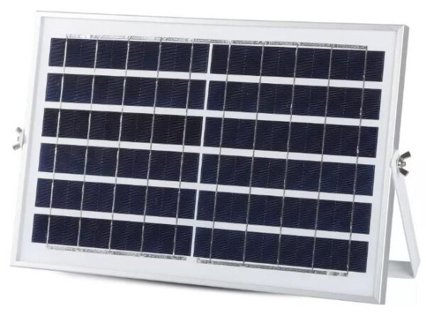 LED соларен прожектор 12W/3,2V 6000K IP65 с дистанционно управление