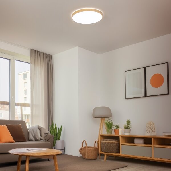 Brilagi - LED димируемо таванно осветително тяло PINE LED/60W/230V + дистанционно управление