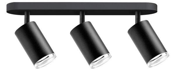 LED RGBW точково осветително тяло за баня TURYN 3xGU10/4,8W/230V IP44 с възможност за димиране, черно