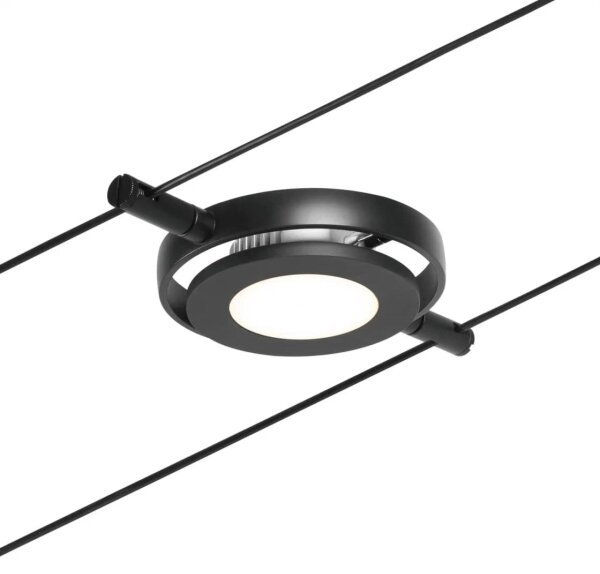 Paulmann 94418 - Комплект 5×LED/4,5W, пълна кабелна система ROUNDMAC 230V, черна