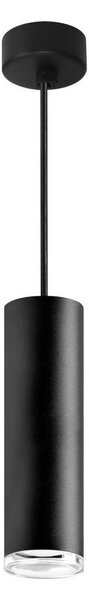LED RGBW димируема висяща лампа на кабел TURYN 1xGU10/4,8W/230V IP44 черна