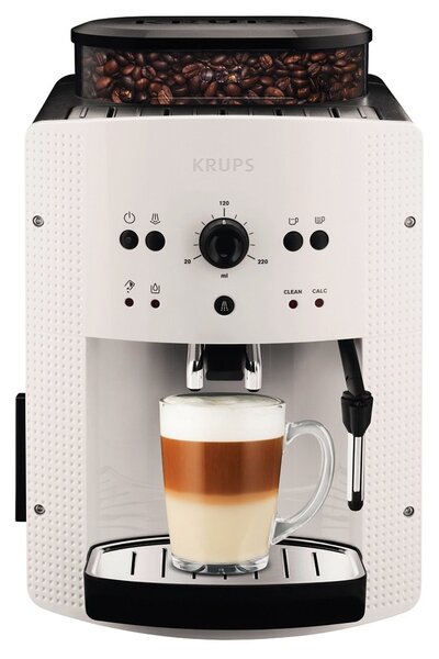 Кафеавтомат Krups Espresseria Automatic, 1450W, 15 bar, 1.7 l. обем на резервоара за вода, мелачка, сребрист