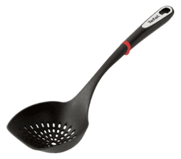 Решетъчна лъжица Tefal K2060314, 28 см, черна