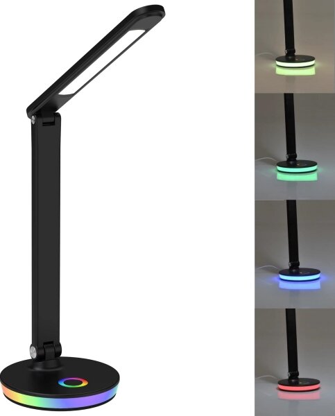 LED RGBW Димируема сензорна настолна лампа NEPTUN LED/7W/230V черен