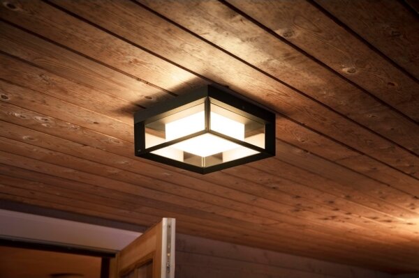 Philips 17438/30/P7 - LED RGB Екстериорна лампа Hue ECONIC LED/15W/230V IP44