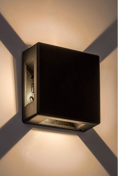 Rabalux 7317 - LED Екстериорен аплик LIPPA LED/6W/230V IP54 черен