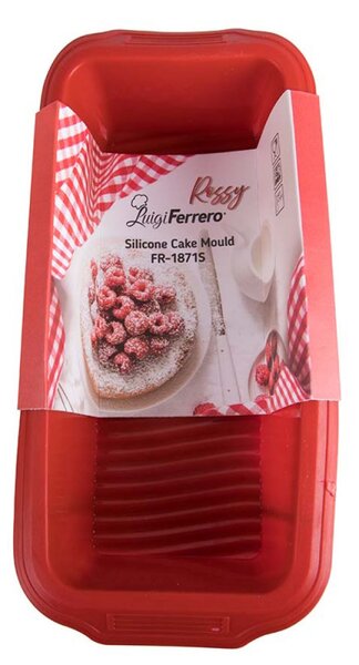 Форма за печене Luigi Ferrero Rossy FR-1871S, Силикон, До 230C, Червен