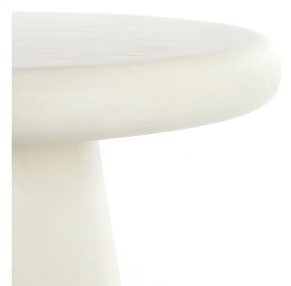 Бяла кръгла масичка за кафе ø 60 cm Kulona – Light & Living
