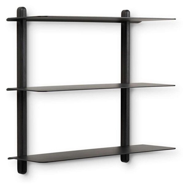 GEJST - Nivo Shelf Large A Черно Ясен/Черно