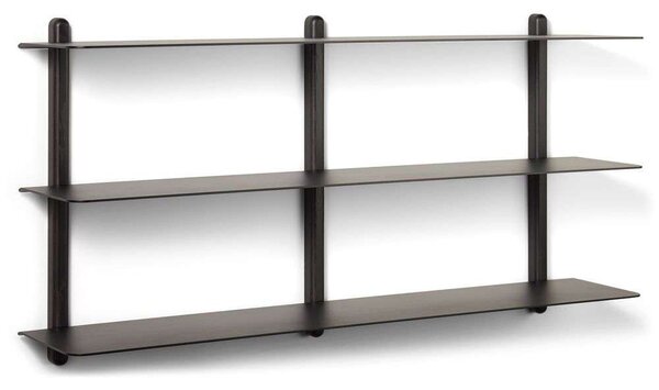 GEJST - Nivo Shelf Large D Черно Ясен/Черно