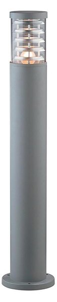 Ideal Lux - Външна лампа TRONCO 1xE27/42W/230 см IP65 сива