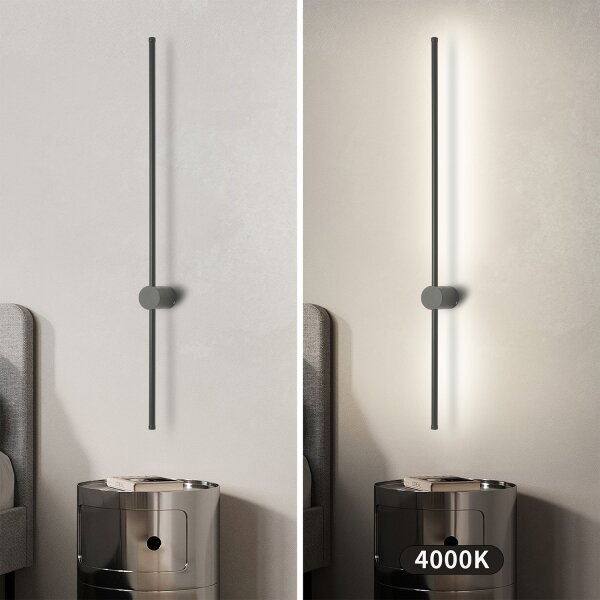 Brilagi - LED външно стенно осветително тяло AURA LED/20W/230V 4000K IP54 антрацит