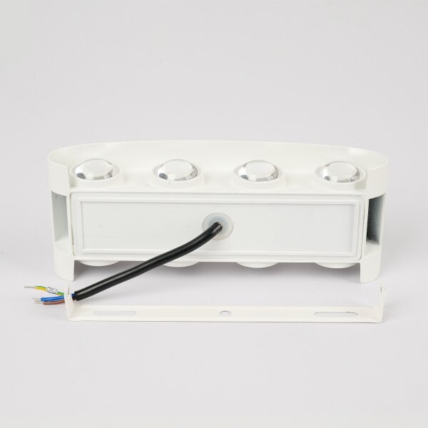 Brilagi - LED външно стеново осветително тяло FLAREBOX LED/8W/230V бяло IP65
