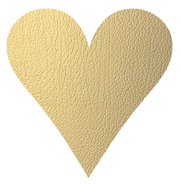 Подложка за хранене от еко кожа 30x30 cm Heart Hippo – LIND DNA