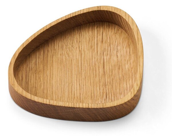 Декоративна дървена кутия за съхранение в естествен цвят 14x12,5x3 cm Curve S – LIND DNA