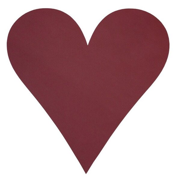 Подложка за хранене от еко кожа 30x30 cm Heart Nupo – LIND DNA