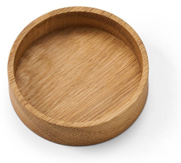 Декоративна дървена кутия за съхранение в естествен цвят ø 11x3 cm Circle S – LIND DNA
