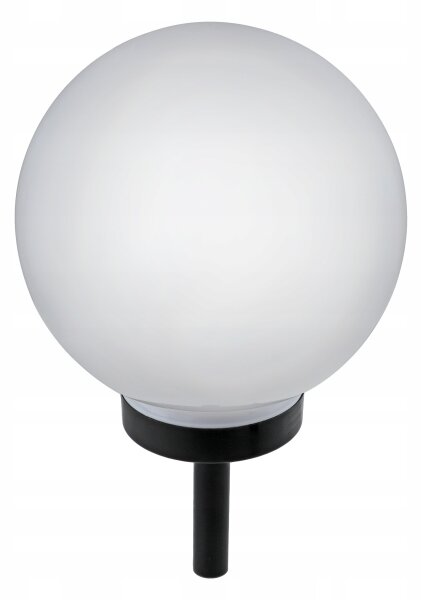 Соларна LED лампа LED/1,2V 6500K 200 mAh Ø 25 cm IP44 бяла/черна