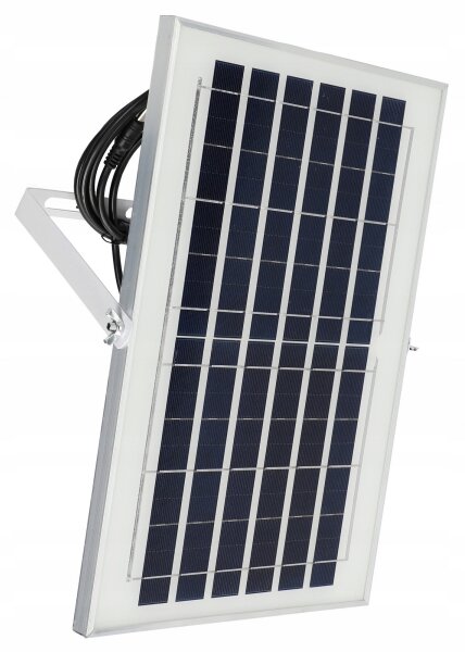 LED димируем соларен прожектор LED/50W/3,2V 5000K 6000 mAh IP65 черен + ДУ