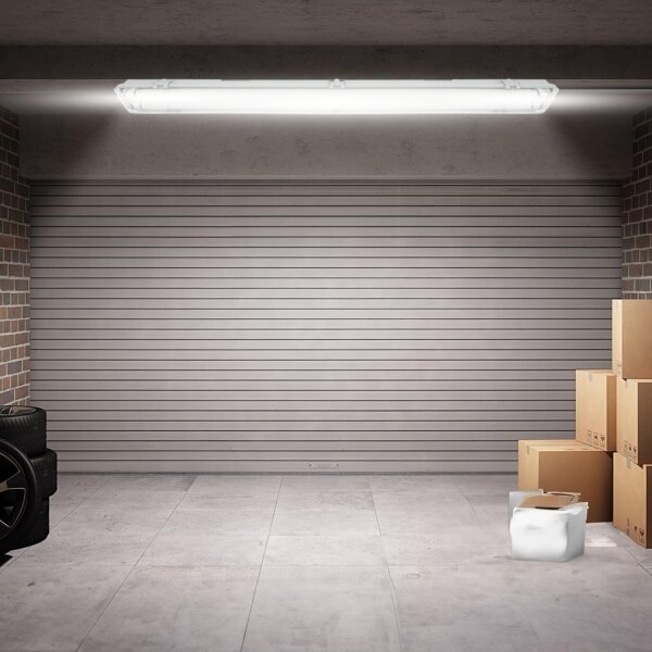 LED техническо осветително тяло за T8 тръбни лампи 2xG13/20W/230V 6500K 120 cm IP65 бяло