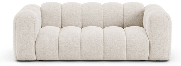 Кремав шенилов диван 200 cm Lupine – Micadoni