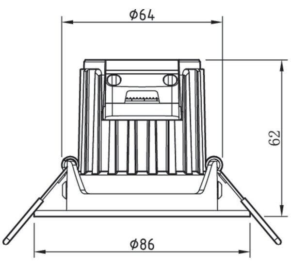 Philips - К-кт 3бр. LED димируеми лунички за баня ABROSA LED/9W/230V IP44