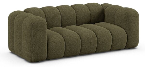 Зелен шенилов диван 200 cm Lupine – Micadoni