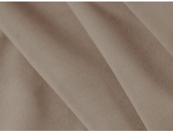 Светлокафяво тапицирано двойно легло 140x200 cm Linea – Micadoni
