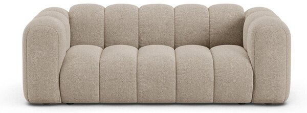 Бежов шенилов диван 200 cm Lupine – Micadoni